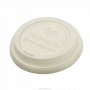 Vegware white lid